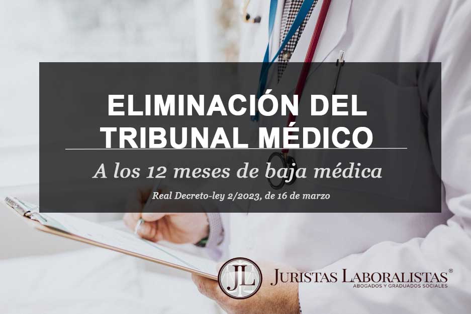 Fin del Tribunal médico a los 12 meses de baja medica